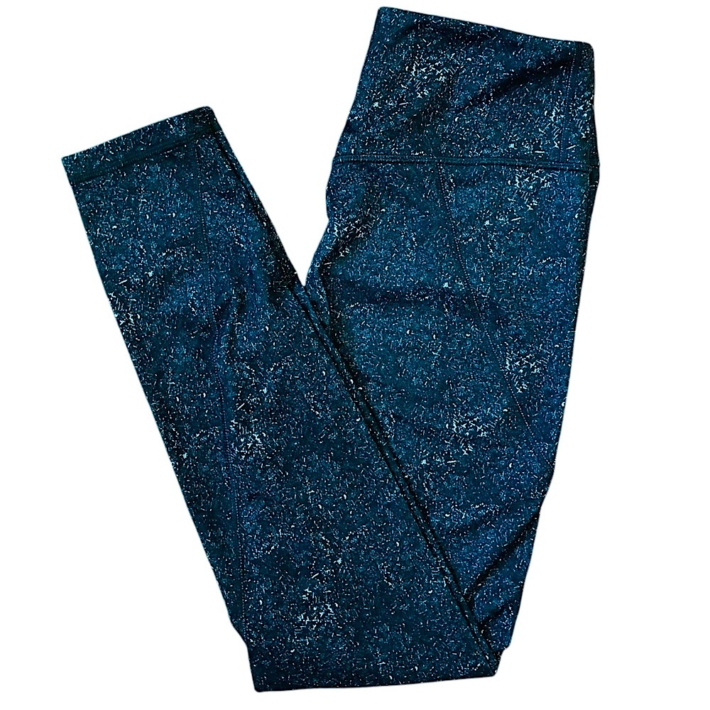 Patagonia Women’s Small Dark Green Centered Leggings Athletic Outdoor Wicking